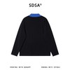 SDSA男装2026新款高贵轻奢美式复古拼接立领长袖T恤百搭时尚上衣 商品缩略图4
