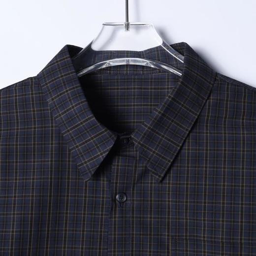 265009SDSA男士春夏新款痞帅男装韩版经典撞色格纹格子长袖衬衫百搭时尚 商品图2