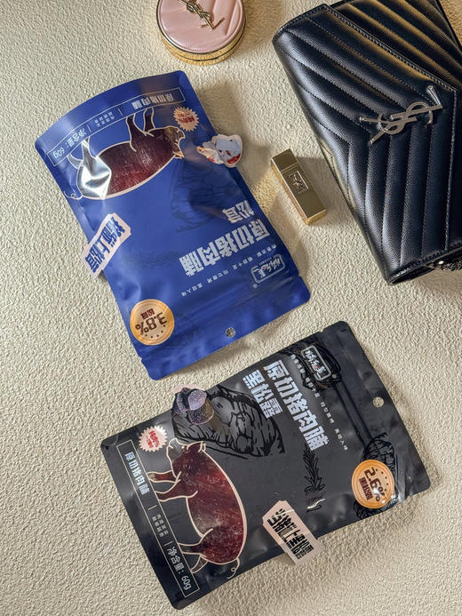 【2.8-2.24不发】【黑松露/松茸原切大块猪肉脯】纯肉一刀整切❌山姆💰19.9一袋，现开团💰39.9到手5袋❗✅鲜肉原切整片，❌拒绝冻肉 商品图1