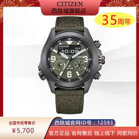 西铁城/CITIZEN运动光动能编织带男表JV1005-02W