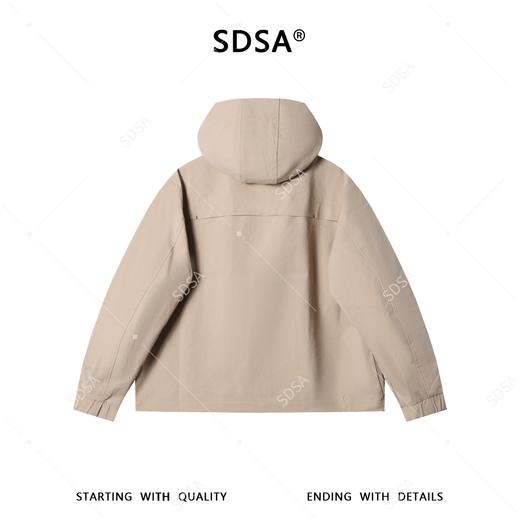 J6006SDSA男士春夏新款痞帅男装美式简约复古工装连帽夹克外套百搭时尚 商品图5