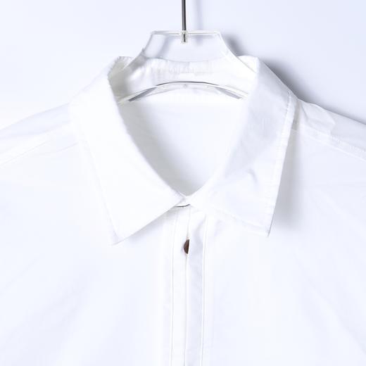 SDSA男士春夏新款痞帅男装韩版简约设计纯色长袖衬衫百搭宽松衬衣 商品图4