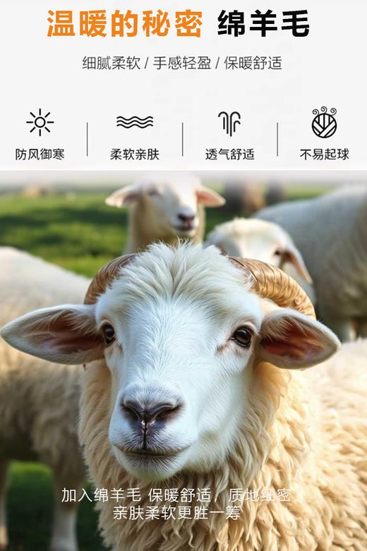 4158m 政企精英 专属定制 莱恩绵羊毛复合软壳通勤裤秋冬户外加绒防水长裤 商品图1