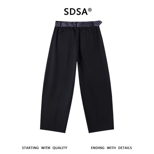 SDSA男装2026新款高贵轻奢潮牌舒适直筒休闲裤垂感百搭宽松裤子 商品图4