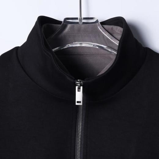 WY730SDSA春夏新款痞帅男装美式潮牌半拉链立领假两件卫衣百搭宽松上衣 商品图2