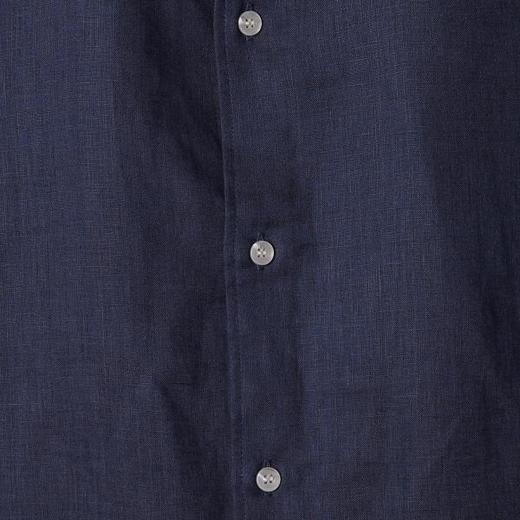 SDSA男装2026新款高贵轻奢时尚纯色简约翻领长袖衬衫休闲百搭衬衣 商品图2