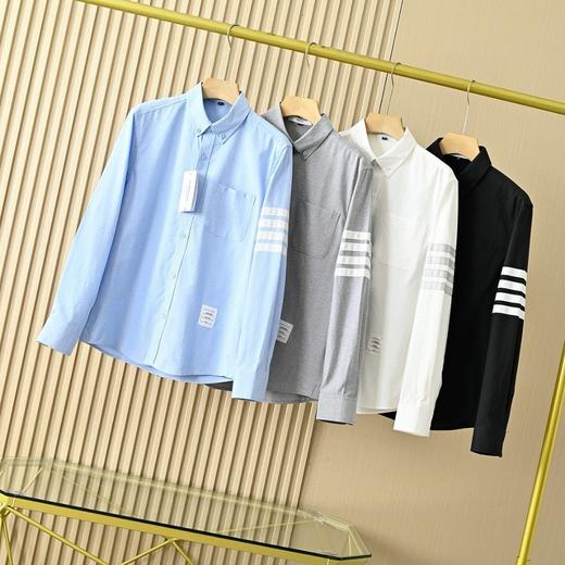 汤姆布朗2026SS TB衬衫外套四条杠织带长袖衬衣 商品图1