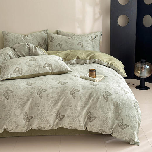 【品牌直发】加倍生活 全棉纯棉提花四件套-色坊系列 11色可选 yc0205001 商品图5