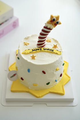 手绘奶油蛋糕 | 鲜果原味奶油 - 星星人