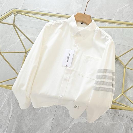 汤姆布朗2026SS TB衬衫外套四条杠织带长袖衬衣 商品图4
