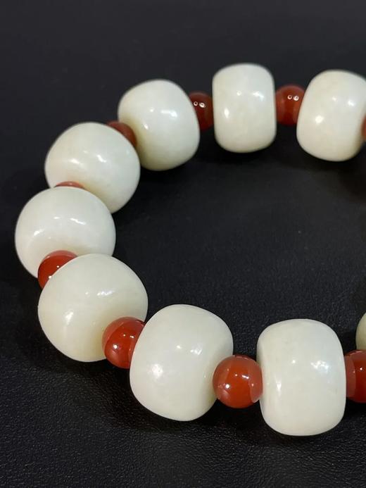 白玉大剁珠手链，顺丰包邮 商品图10