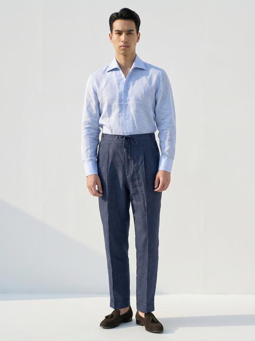 「16款可选」Merino Brothers 100%亚麻&棉亚麻混织意式工艺衬衫 商品图7