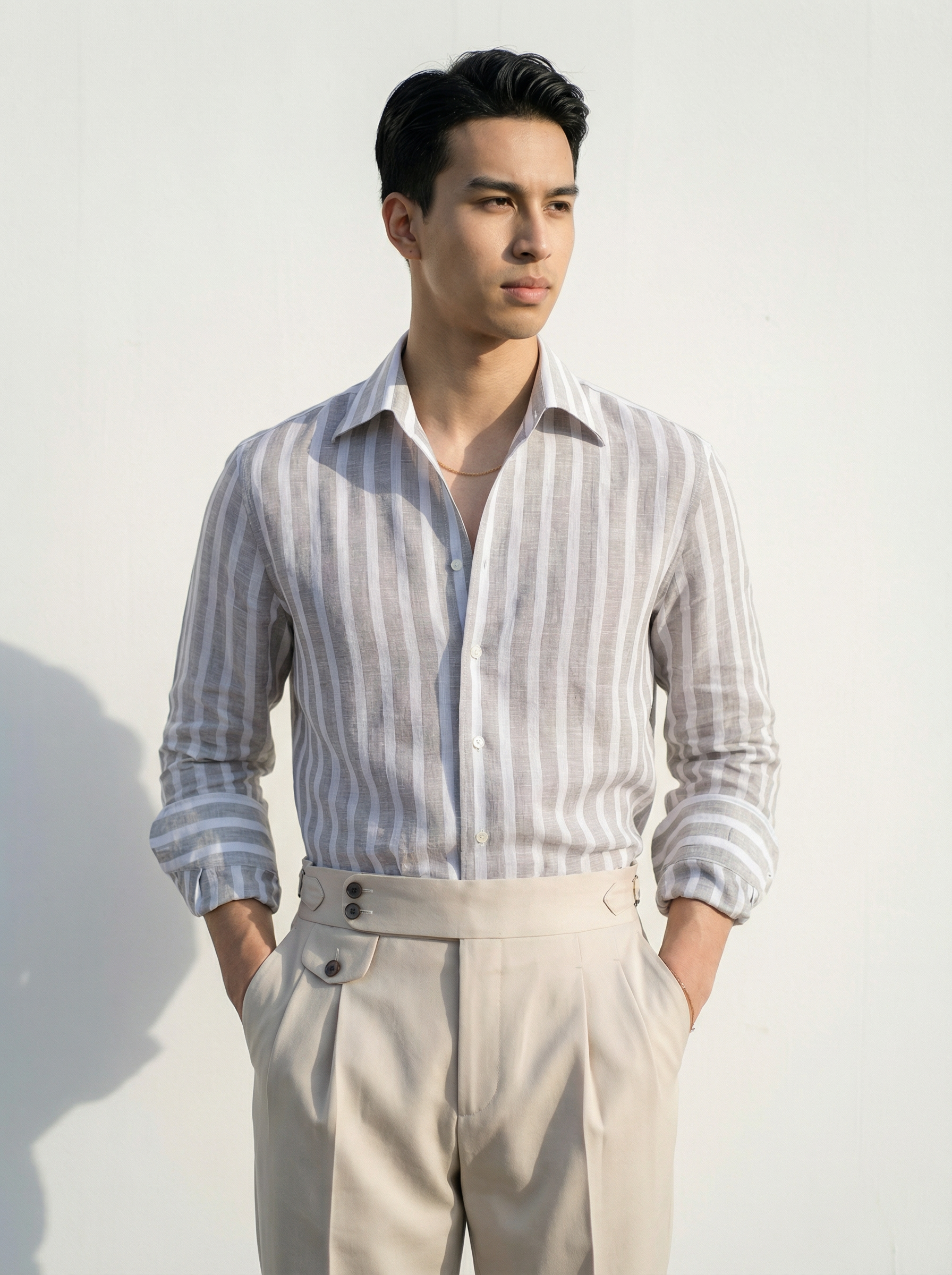 「16款可选」Merino Brothers 100%亚麻&棉亚麻混织意式工艺衬衫