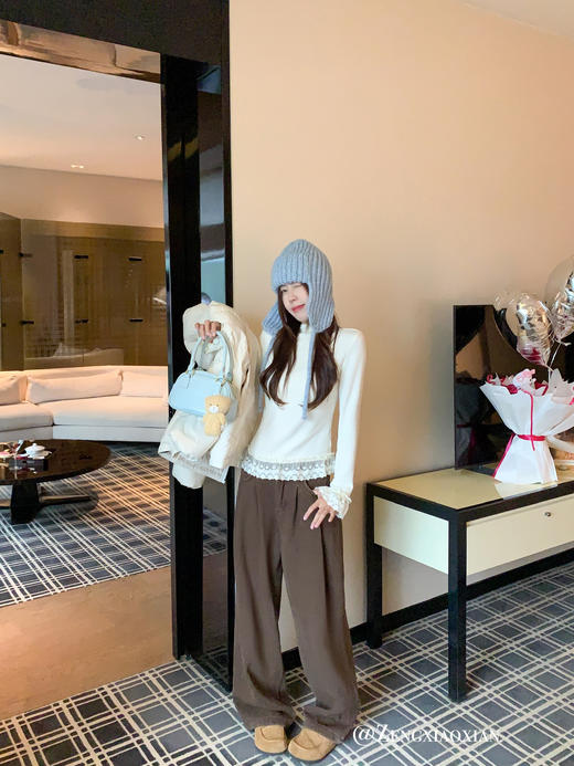 <曾小咸推荐>现货秒杀 ！微信超特价！冬保暖护耳毛线帽子 日常79.99 立减50 秒杀29.99！！毛衣  秒杀99.99！ 商品图9