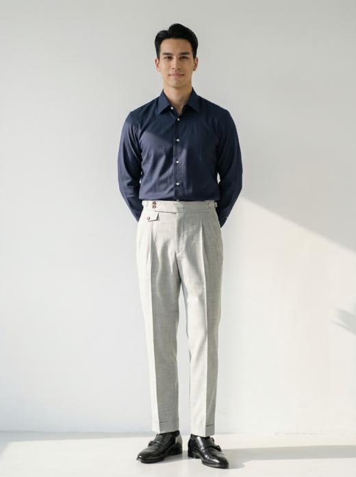 「44款可选」Reda Active 澳洲美丽诺羊毛意式工艺衬衫 商品图6