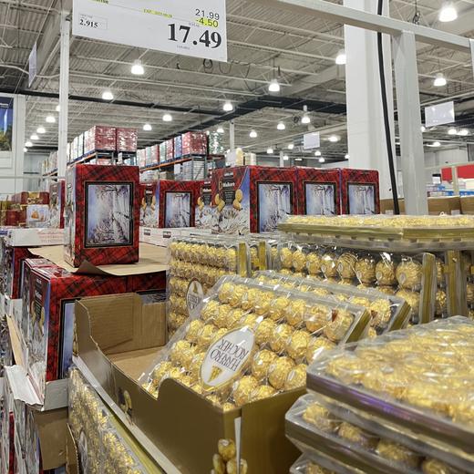 【保税仓发货 效期至26年6月14日】Ferrero费列罗巧克力榛果夹心巧克力零食婚礼伴手礼新年礼物48粒 商品图3