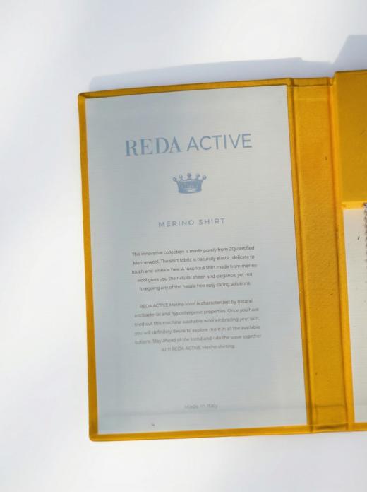 「44款可选」Reda Active 澳洲美丽诺羊毛意式工艺衬衫 商品图10