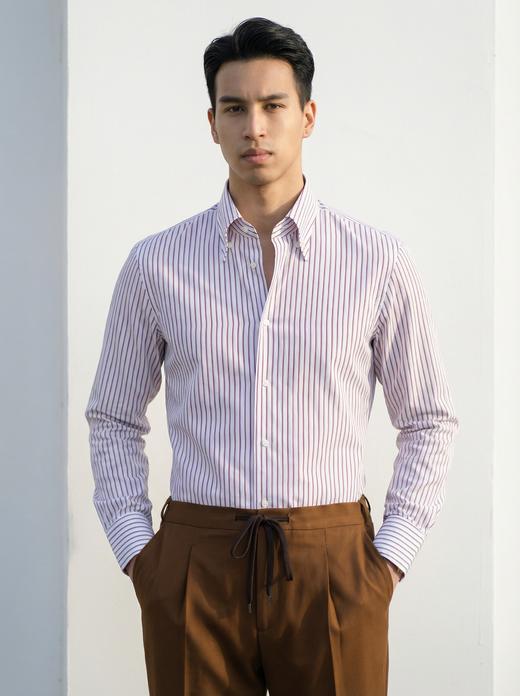 「30款可选」Merino Brothers 100-120支双股埃及棉意式工艺衬衫 商品图0