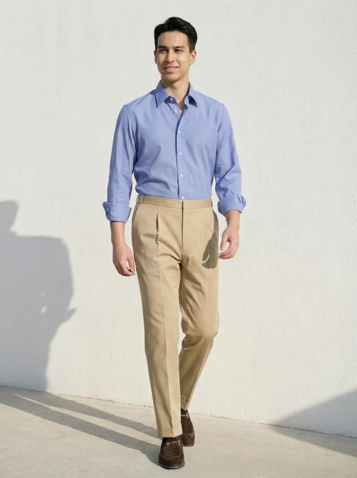 「44款可选」Reda Active 澳洲美丽诺羊毛意式工艺衬衫 商品图5