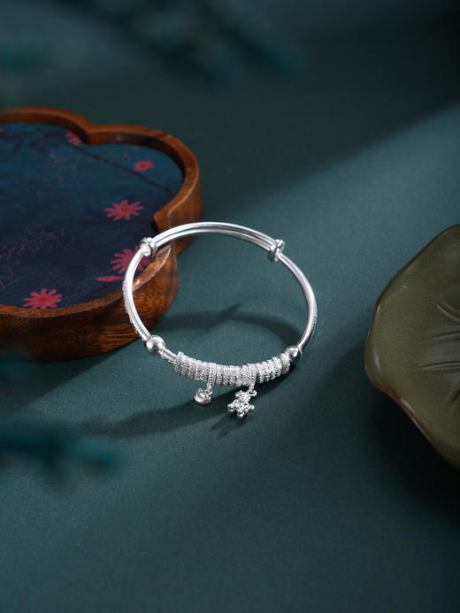 子佩集【马到财成】银S9999手镯【TC0522668】腰缠万贯小马2601 商品图5