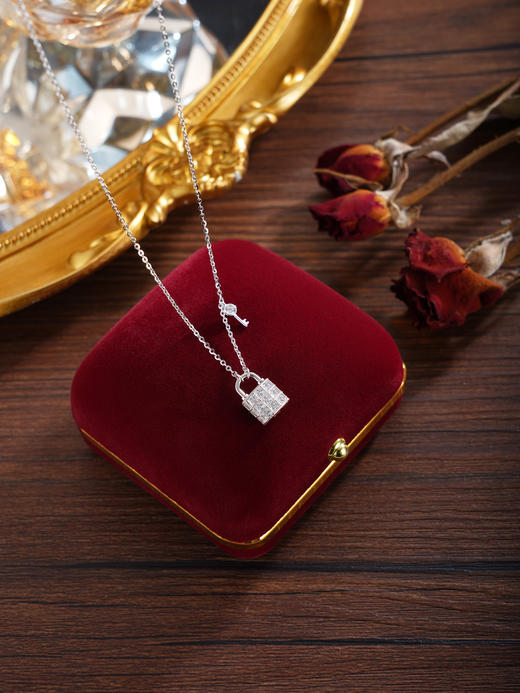 子佩集【唯一契约】银S925套链【YL-8210101】项链时尚钥匙锁2601 商品图2