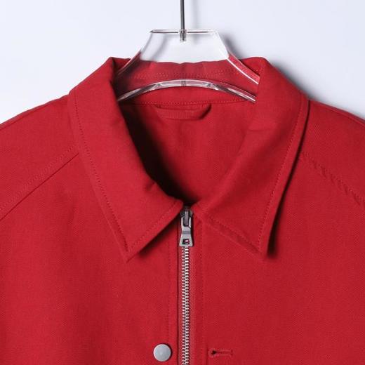 SDSA男装2026新款高贵轻奢韩系简约纯色拉链翻领夹克外套百搭宽松 商品图1