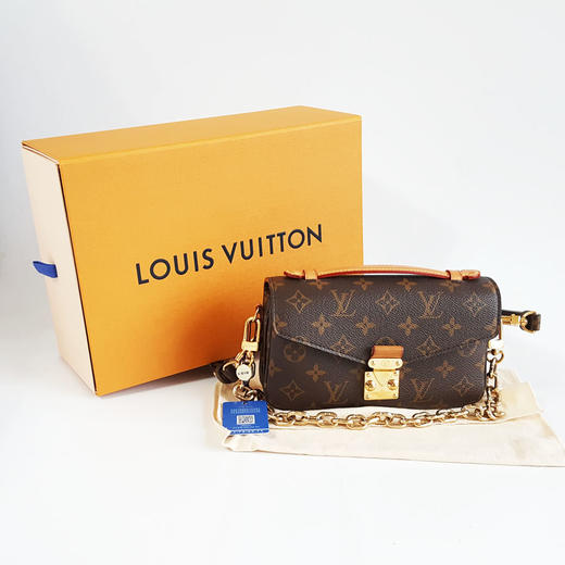 【95新】LV路易威登Pochette metis east west手袋M46279老花小邮差包单肩斜挎包女士290126AK29 商品图1