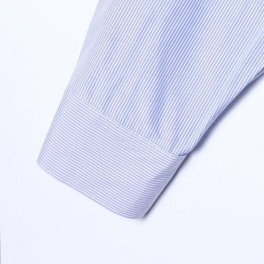 SDSA男装2026新款高贵轻奢小众设计条纹拼接长袖衬衫百搭宽松 商品图3