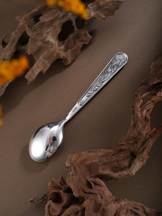 子佩集【龙兴福聚】银S999摆件【SZ000413】餐具龙&福勺子2601 商品图7