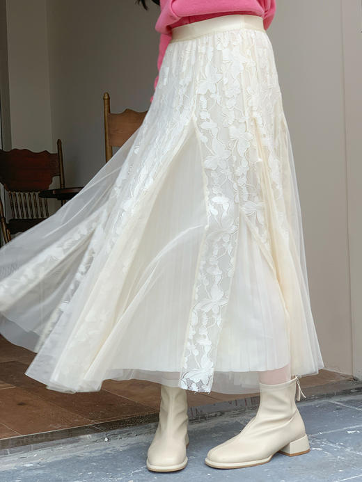 【百图lulu】【蝴蝶花半裙】蝴蝶印花  花洒 裙摆半裙 商品图2