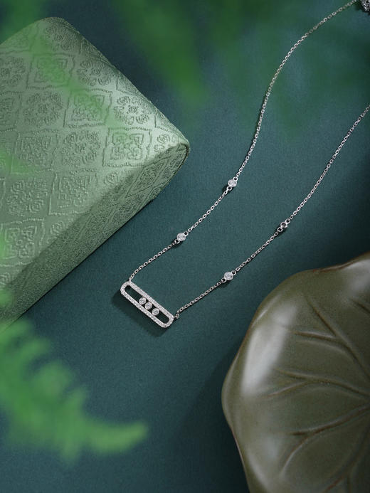 子佩集【曦光破晓】银S925套链【FYL-2025101】项链时尚点钻可移动2601 商品图2