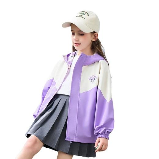 迪士尼儿童双面穿外套冲锋衣春秋款三防连帽韩系儿童宽松外套 商品图4