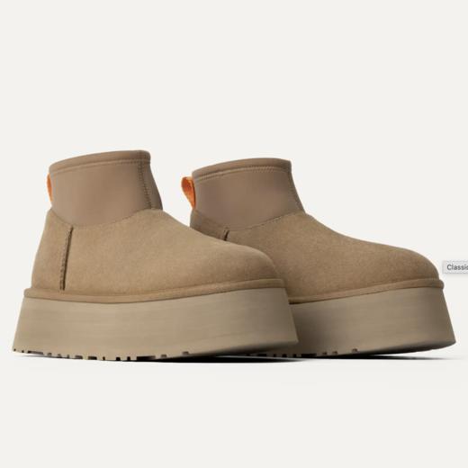 断码好折！UGG Classic Mini Dipper 厚底雪地靴 商品图5