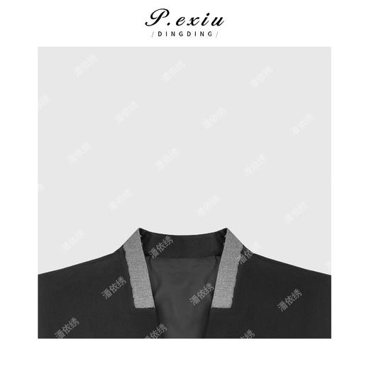 04-3潘依绣丁丁宠粉时尚文艺小V工装马甲 Q3467 商品图2