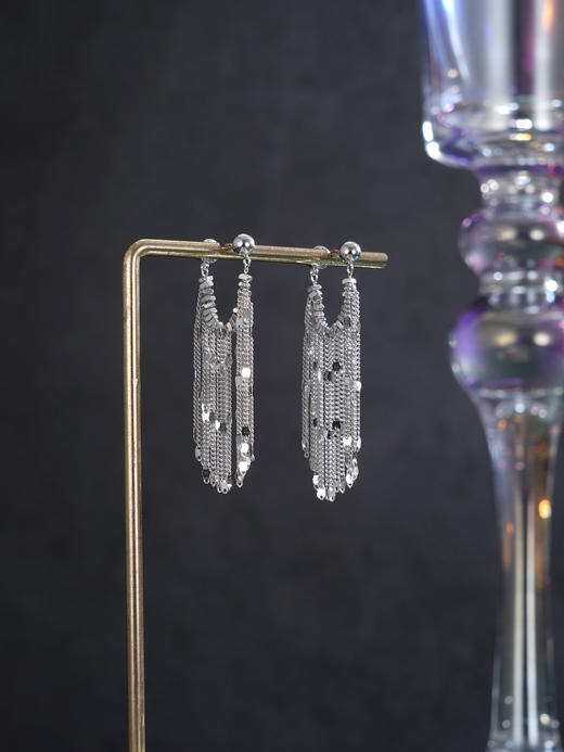 子佩集【光华织梦】银S925耳环【FYE-0572101R】时尚流苏2601 商品图4