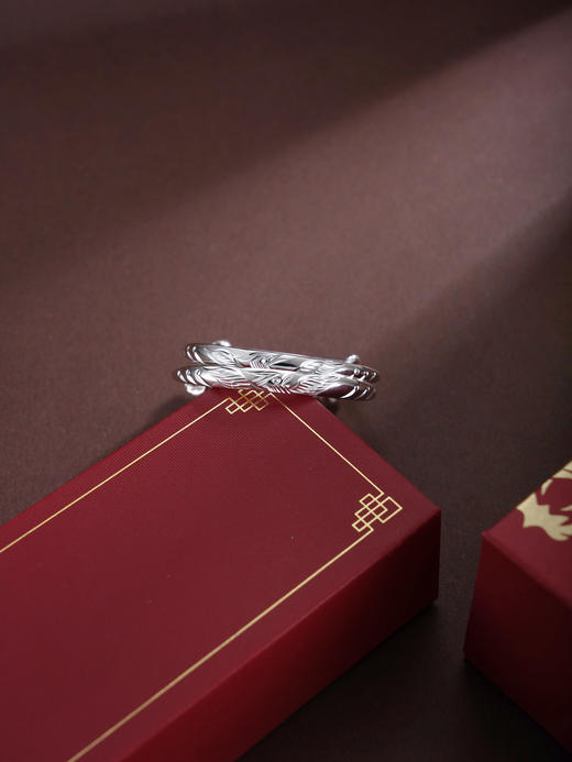 子佩集【瑞凤呈祥】银S9999童镯【TB0240830】儿童凤凰2601 商品图4