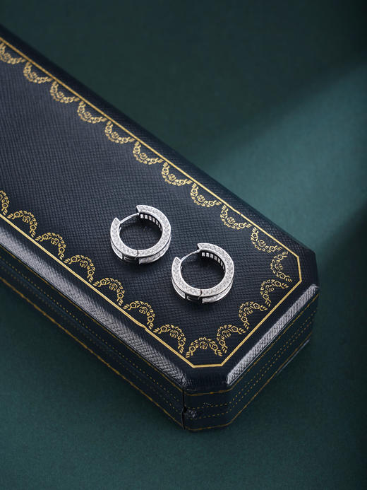 子佩集【静悦】银S925耳环【FYE-1567101】时尚扣环圆圈2601 商品图4