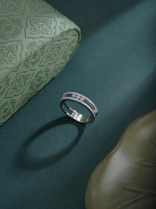 子佩集【曦光破晓】银S925戒指【FYJ-0788101】时尚点钻可移动2601 商品图5