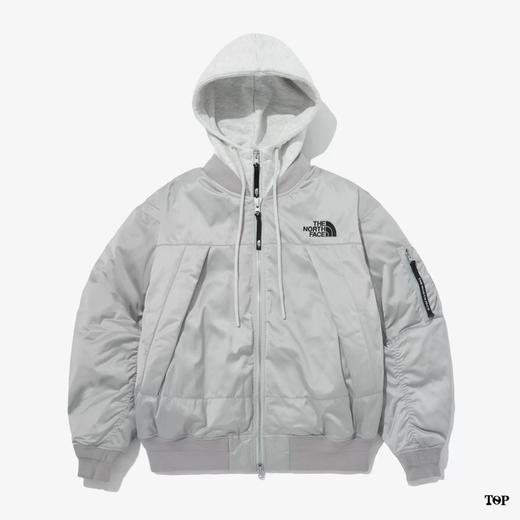 一店d 不退换，Z帅的北羽绒夹克！独家走韩的原单 今天就是给你们争取下的纯纯的福利‼️‼️
韩柜目前在售的假两件二合一可拆卸连帽工装羽绒夹克 太帅了 ！

填充优质80绒 轻盈又保暖 情侣款 
全现 商品图5