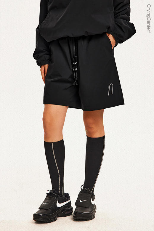 CryingCenter 廓形感串珠运动短裤 哭喊中心 商品图4