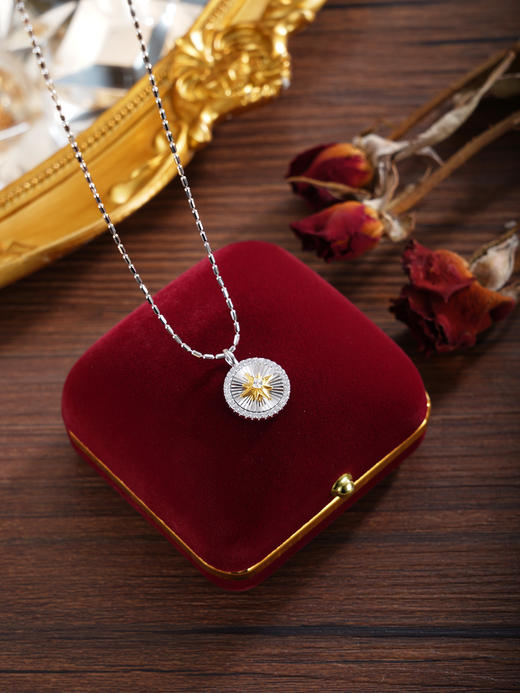 子佩集【幸运星芒】银S925套链【FYL-2102901E】项链时尚镀金八芒星2601 商品图3