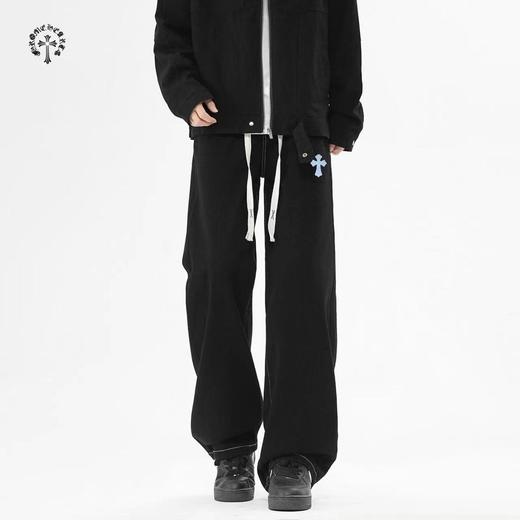 F020118新款四色重工水洗复古工装洗旧牛仔裤 商品图3