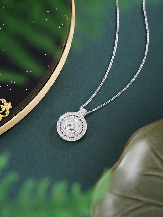 子佩集【弥勒赐福】银S925套链【FYL-2192】项链时尚佛2601 商品图3