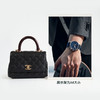 【95新】CHANEL香奈儿AS2215 B05068 94305黑金荔枝红手柄mini coco handle手提单肩包女士280126NJS03 商品缩略图9