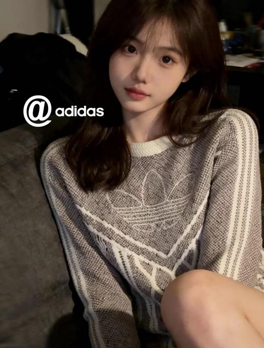 F020139新款新年何与同款针织衫套头撞色提花针织毛衣 商品图13