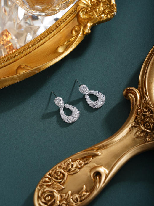 子佩集【冰雪狂想】银S925耳环【YEH-2474101X】时尚水滴2601 商品图4