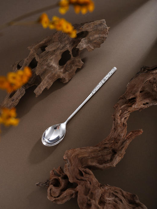 子佩集【福缘相逢】银S999摆件【YH006600016-1】餐具鱼莲&福勺子2601 商品图5