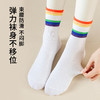 【59元任选2件】【小鱼加加】专业防滑彩虹瑜伽袜高弹力健身运动袜女YOGA04 商品缩略图2