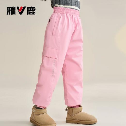 V/雅鹿2025新款儿童羽绒裤中大童男女童加厚保暖外穿滑雪裤子 商品图1