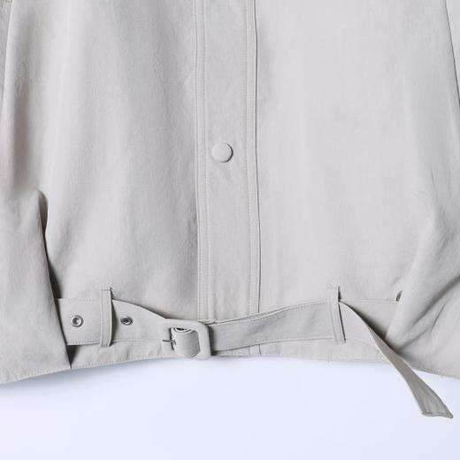 SDSA男装2026新款高贵轻奢韩版简约按扣立领夹克外套百搭宽松纯色 商品图2